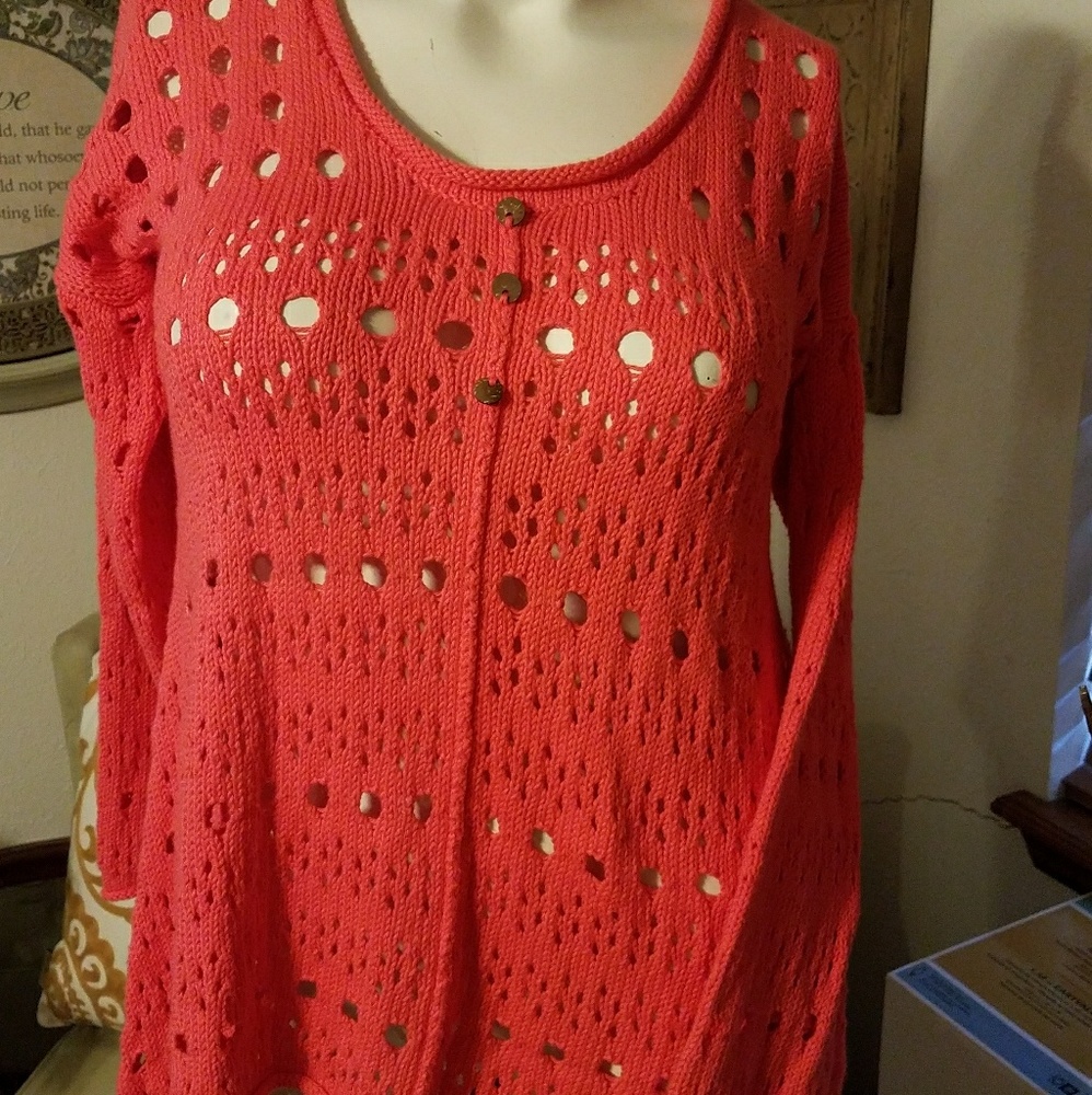 Pure hand-knit md/lg